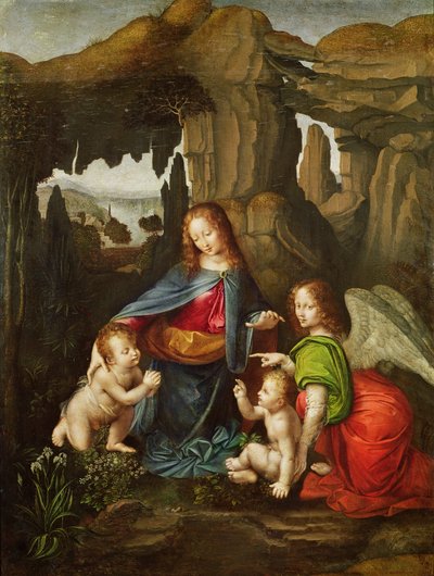 Madonna of the Rocks by Leonardo da Vinci